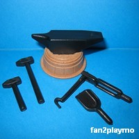 Playmobil Forgeron, boite - 3442 - Rare / 3555, 3440, 3455, 3556 - Chateau 3666